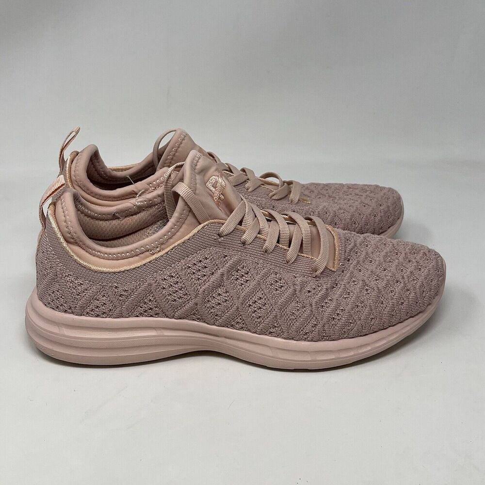 APL Techloom Phantom Sneakers Womens 8.5 Blush Pink Mesh Comfort Running Shoes